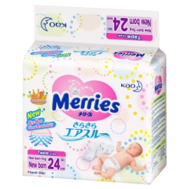 Merries Tape NB Newborn 24 pcs