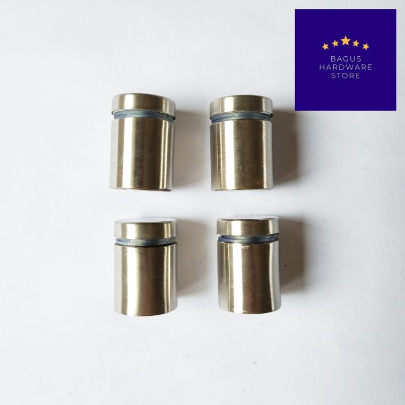 PEN IKLAN 19X25 /BAUT KACA AKRILIK STAINLESS HUBEN