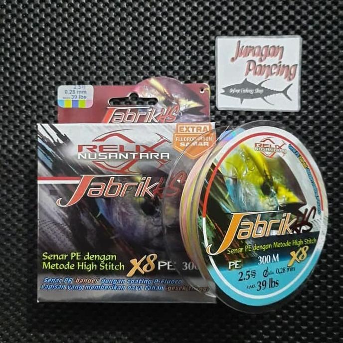 Senar Pe Relix Nusantara Jabrik Hs Pe 2.5 - 300m - Senar Pancing