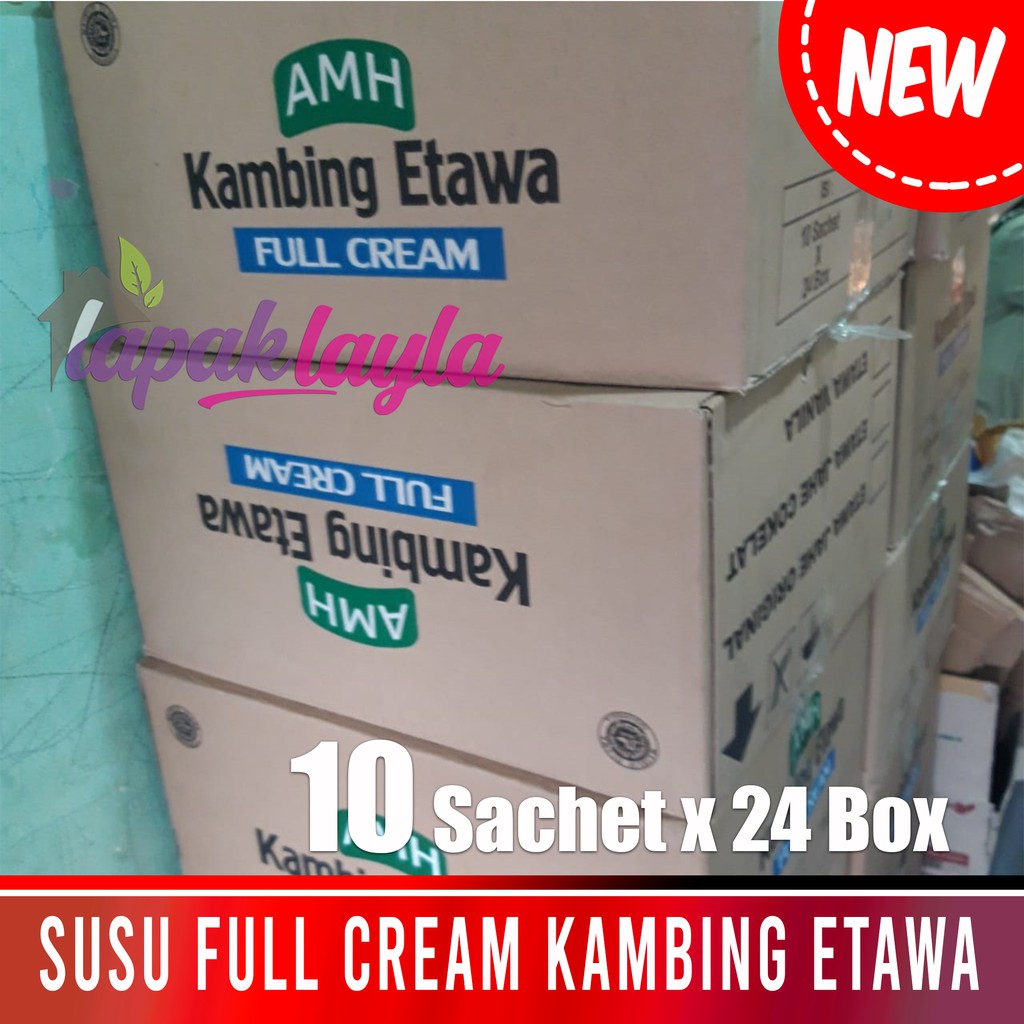 Susu Bubuk Kambing Etawa AMH Original (1 box isi 10 sachet)