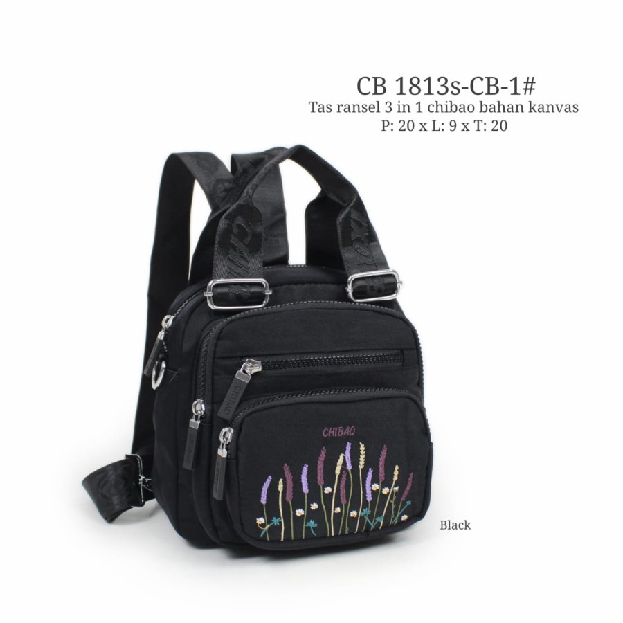 READY TAS RANSEL CHIBAO WANITA 3IN1 #CB 1813S CB-1