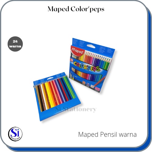 

Pensil Warna Maped Colorpeps 24 Warna - Card Board