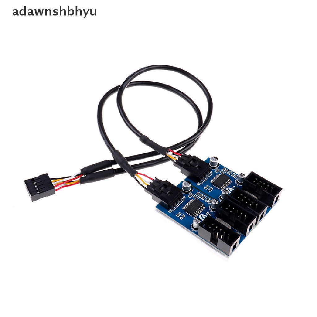 Adawnshbhyu 1Pc 9pin USB header male 1ke4 female extension splitter Kabel 9p multiplier