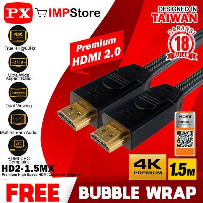 PX HDMI Cable Premium HD2 - 1.5MX