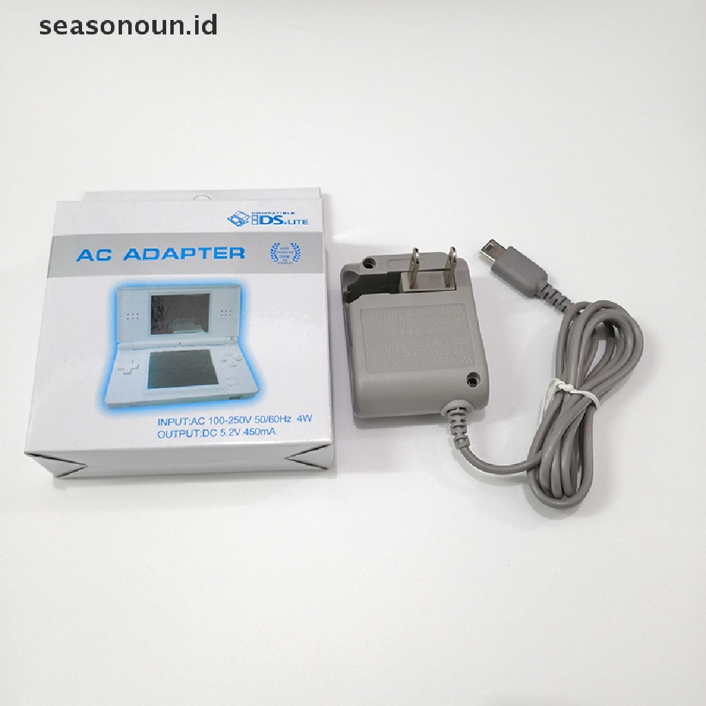 Adaptor Power Supply Charger AC 100-240V Untuk N DSL DS Lite NDSL 2 / 3DS