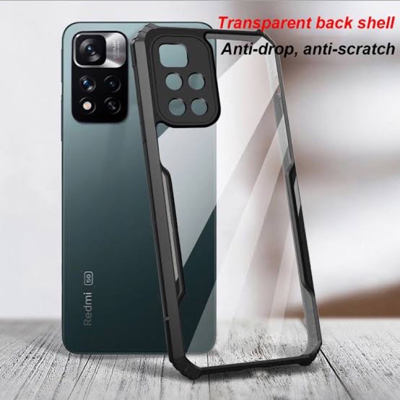 Anti shock Fuze Transparant Case Xiaomi Redmi Note 11 Pro 5G Shockproof Case Note 11 Pro Acrylic