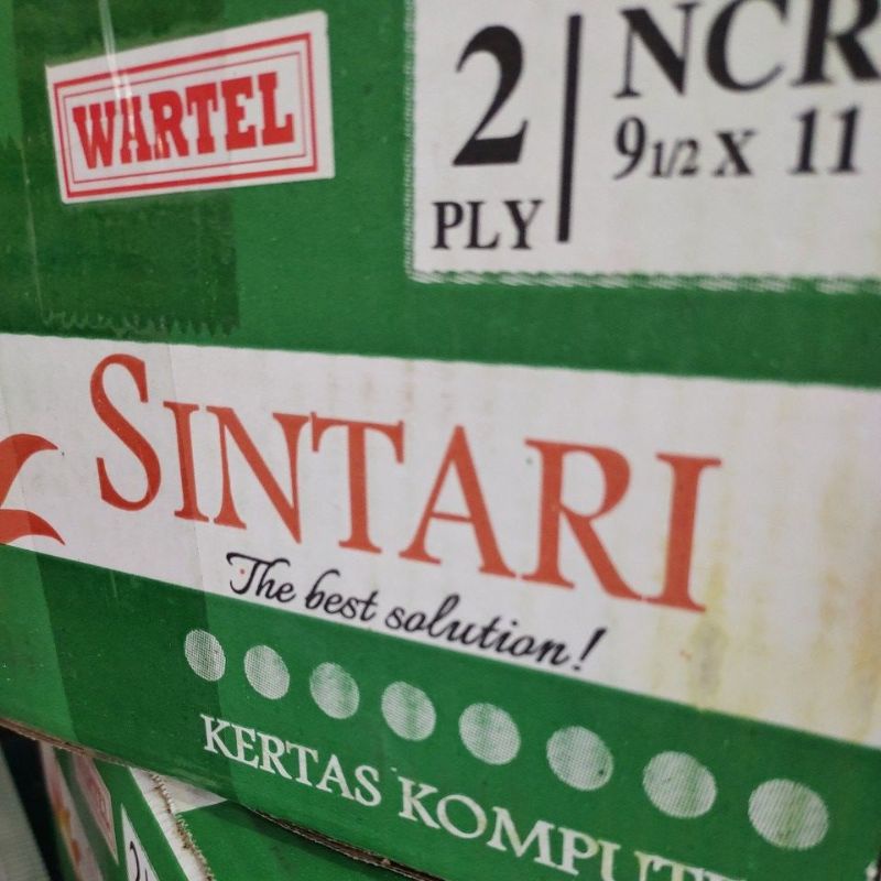 

CONTINUOUS FORM 2 PLY WARTEL | KERTAS KASIR UKURAN WARTEL