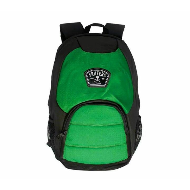 TAS RANSEL LAPTOP SKATERS RK026 HIJAU HITAM