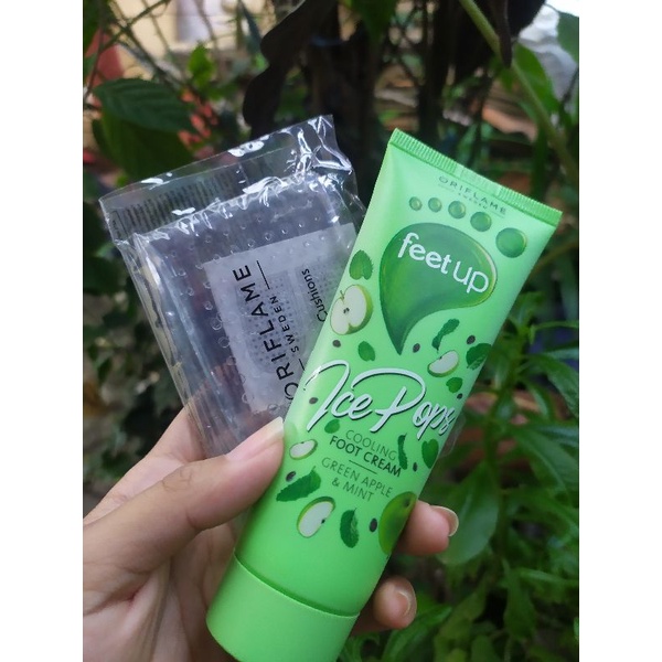 READY FEET UP ICE POPS COOLING FOOT CREAM GREEN APPLE & MINT