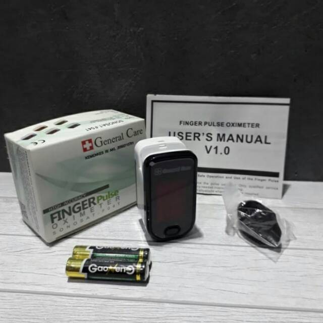 Finger pulse oximeter General care