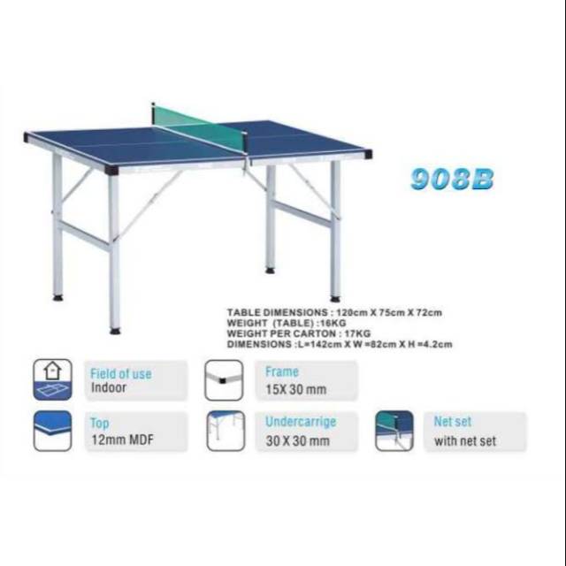 Meja Pingpong Mini / Mini Table Tennis Table Giant Dragon 908B