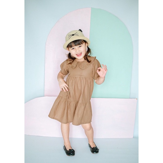 Dress Anak Linen Salsabila Original Super Premium Pakaian Anak Perempuan Terlaris Termurah Best Seller