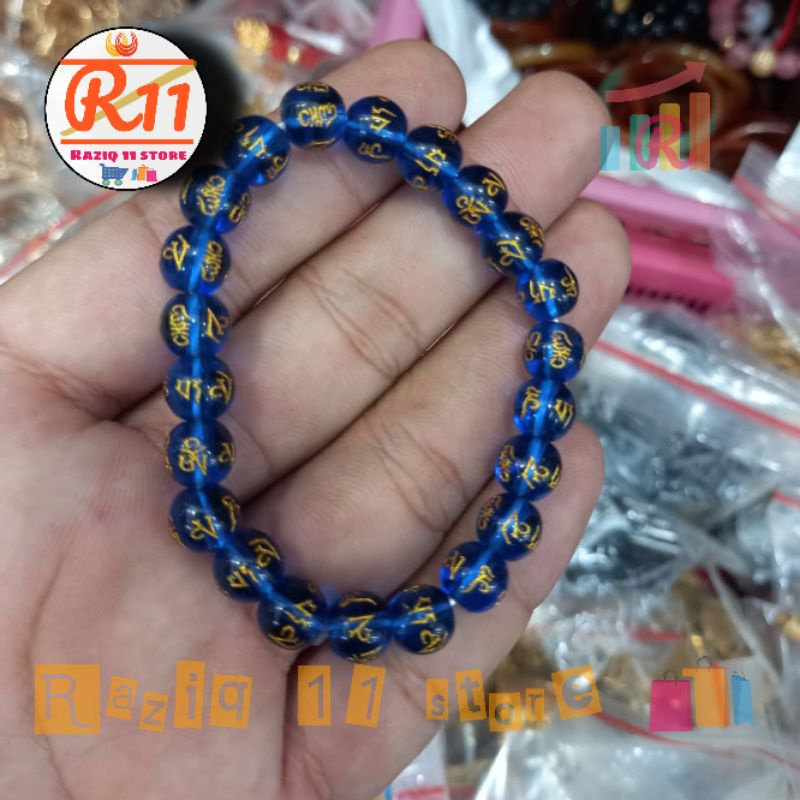 Gelang Batu Alam Asli Mantra Budha