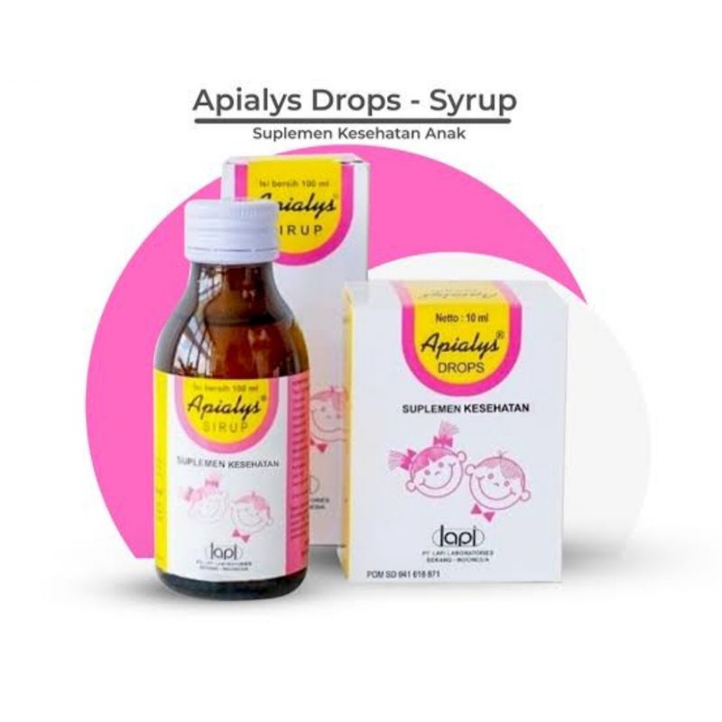 APIALYS Sirup 100ml, Drop 15ml