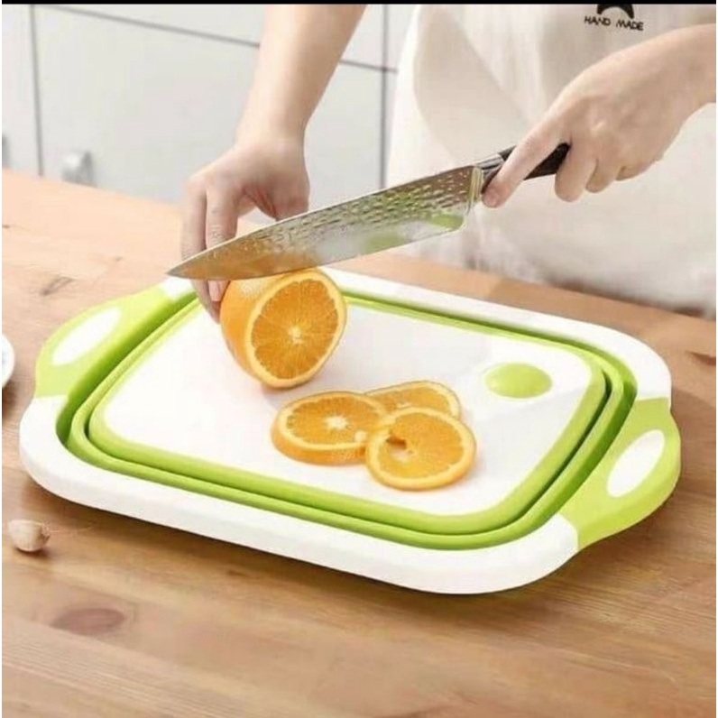 Baskom Talenan Lipat 2 in 1 Multifungsi