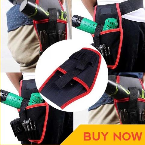 Tas Pinggang Perkakas Pertukangan Peralatan Tukang Bangunan Mesin