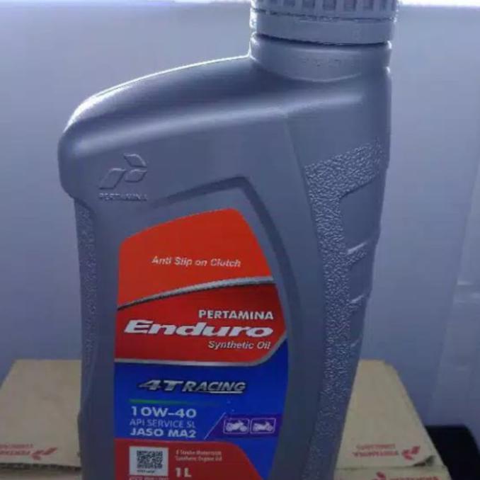 oli mesin enduro resing 4T 10w-40 1L pertamina oli resing enduro 4T