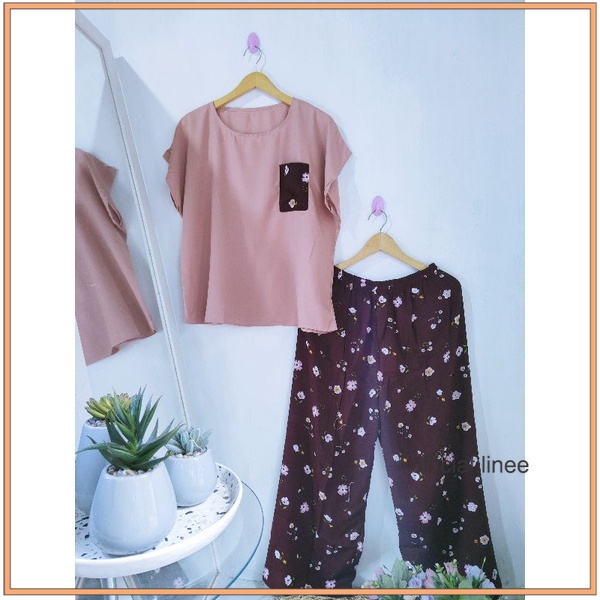 Babydoll panjang jumbo/piyama rayon jumbo/baju tidur jumbo/set rayon