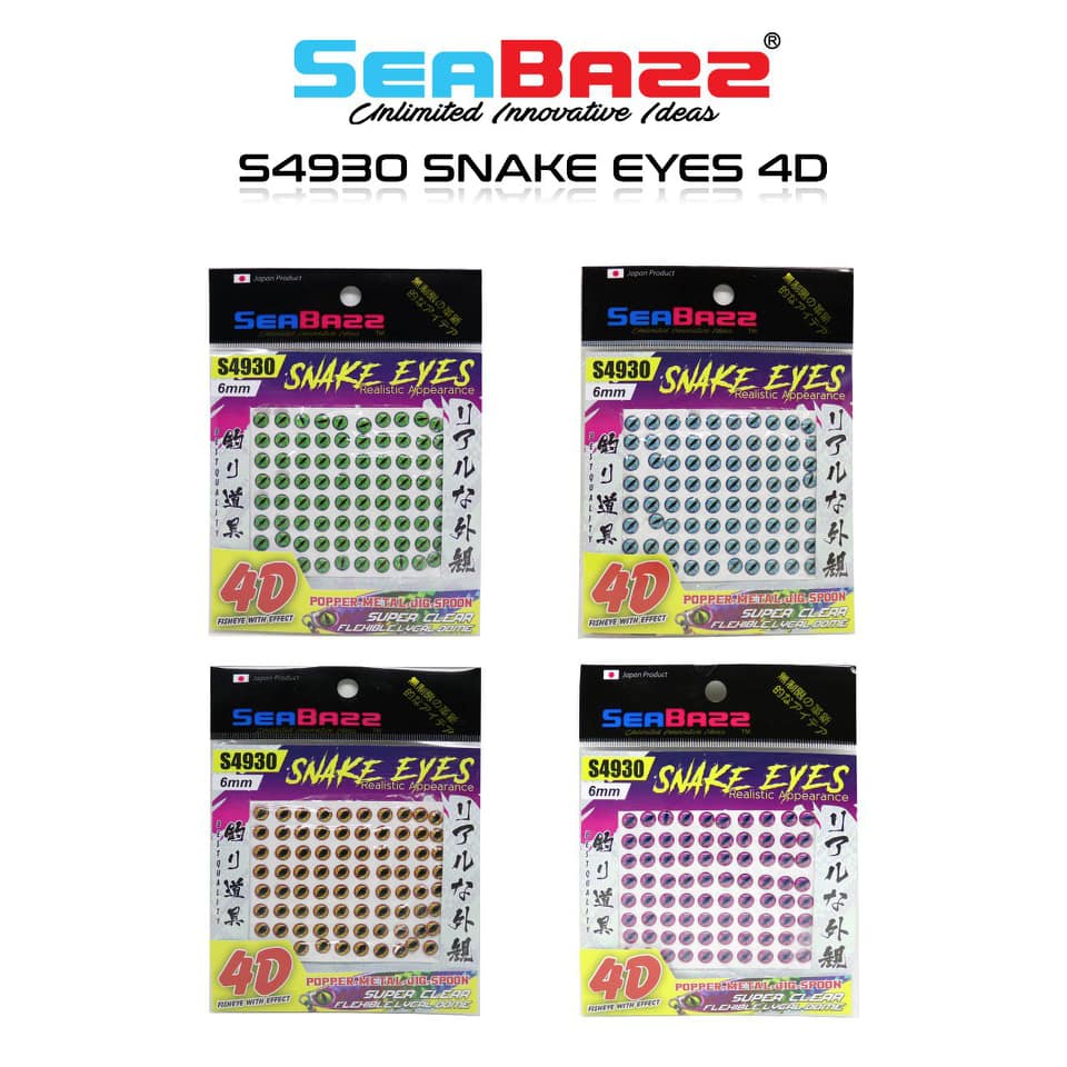 SEABAZZ SNAKE EYES / MATA IKAN - 4D S4930