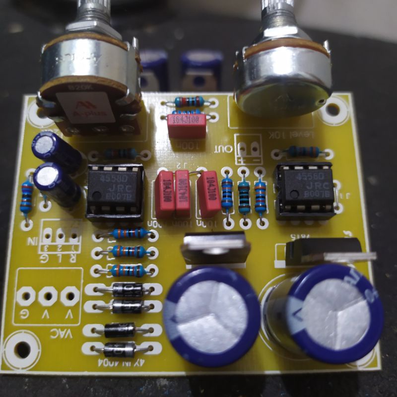 Low filter subwoofer kit filter subwoofer lpf ic JRC4558D ASLI