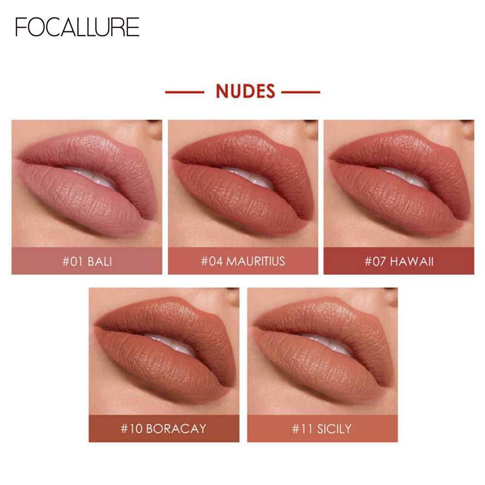 ❤ MEMEY ❤ FOCALLURE Stay Matte Lip Ink | Lip Cream FA134 ✔️BPOM