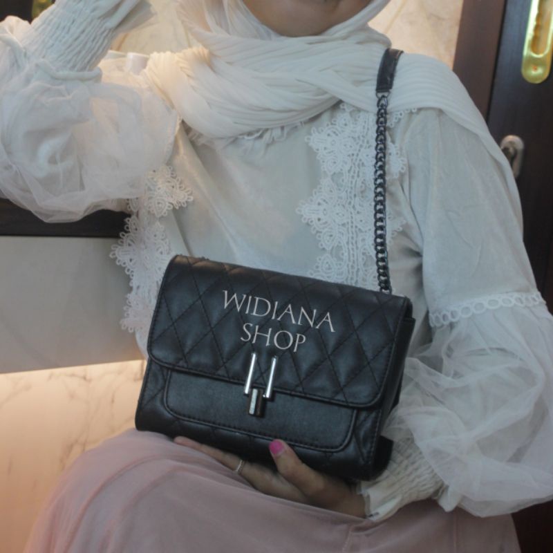 Tas Slempang Wanita Alin Rantai Bordir Fashion Kekinian