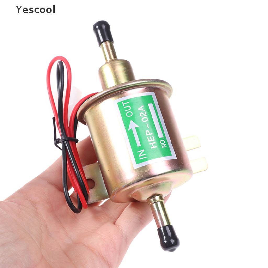 Yescool HEP-02A 12V 24V Pompa Bensin Diesel Elektrik Universal Untuk Motor