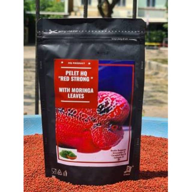 Pelet Louhan HQ RedStrong menajamkan warna louhan