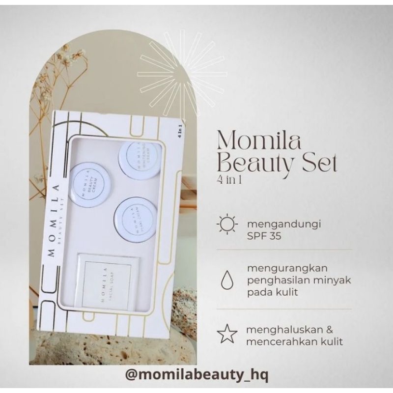 Skincare Momila Beauty 4in1 100% ORI Malaysi