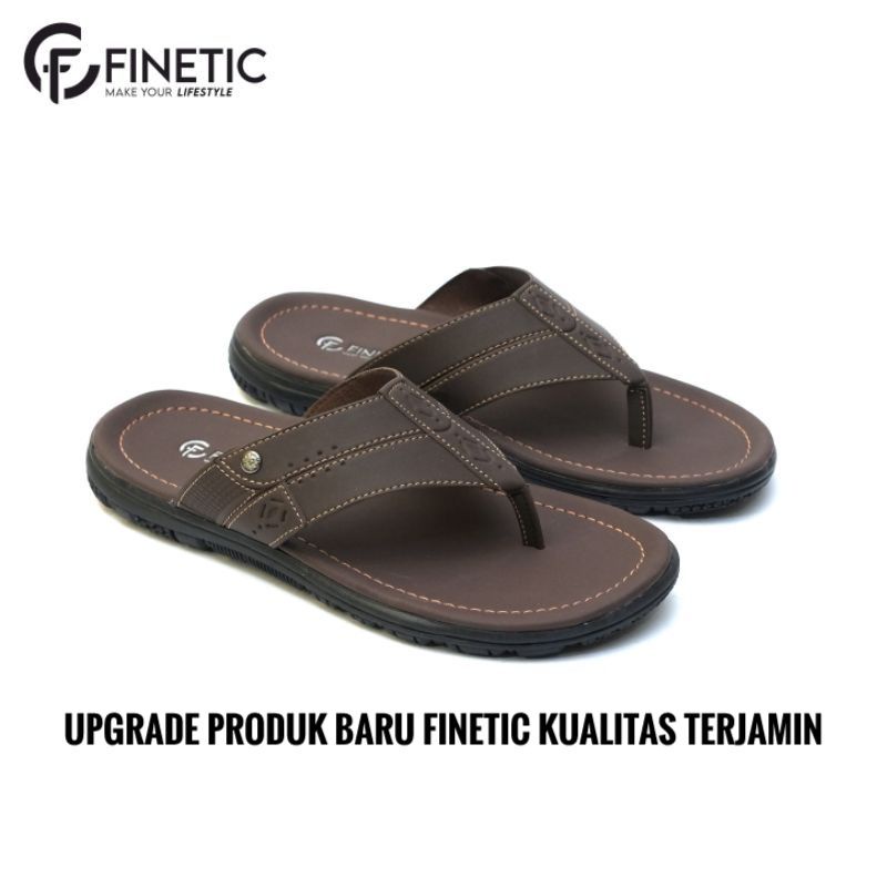 SANDAL PRIA TERLARIS SENDAL JEPIT KULIT TERBARU-Z 04 Coklat