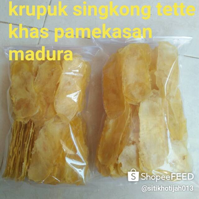 

Krupuk singkong tette khas pamekasan madura