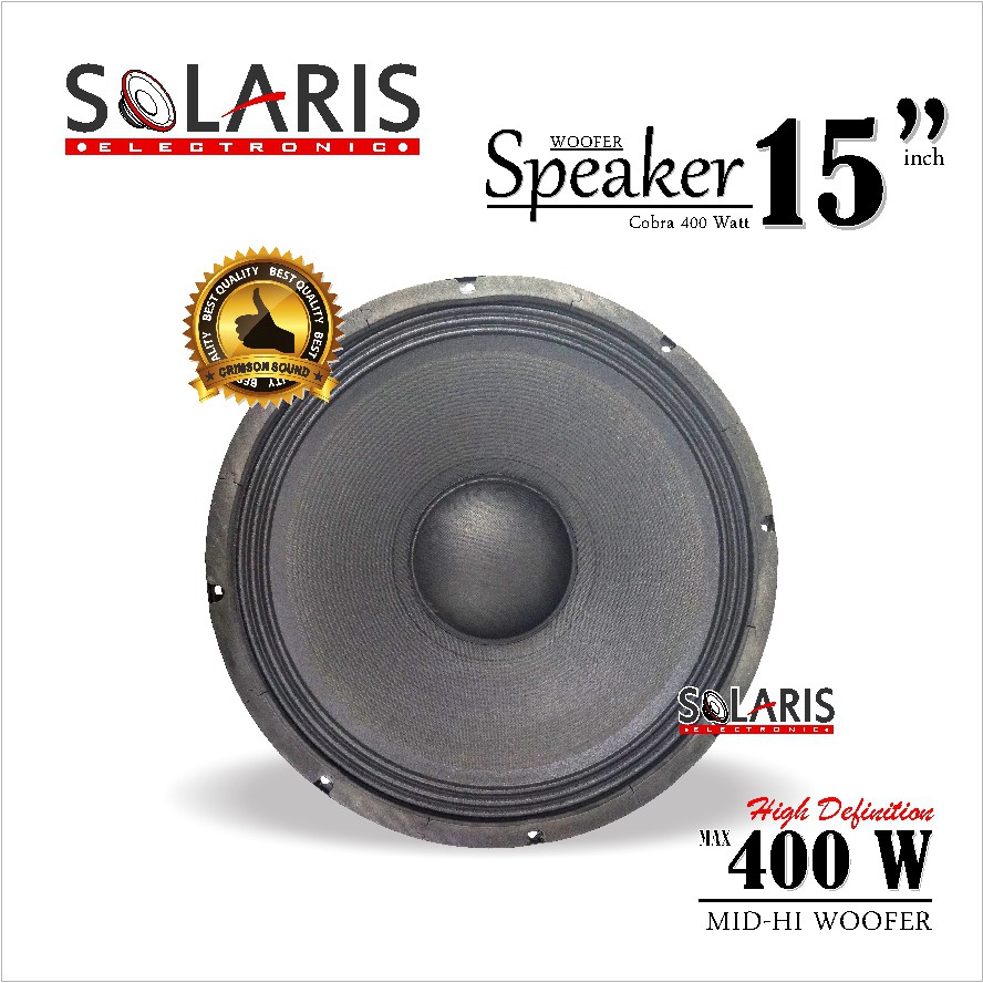 speaker cobra 15 inch