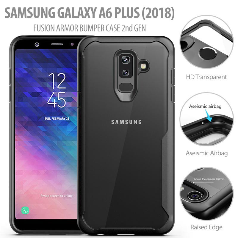 Samsung Galaxy A6 Plus A6+ 2018 Soft Bumper Hardcase Hard