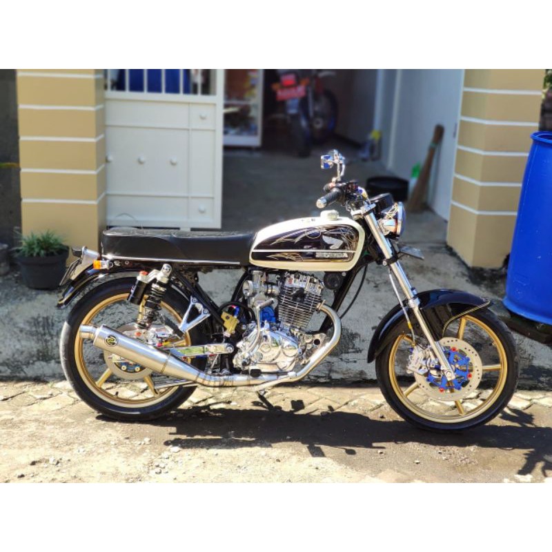 KNALPOT PEKAJAMAN CB GL TIGER HEREX 200cc 250cc