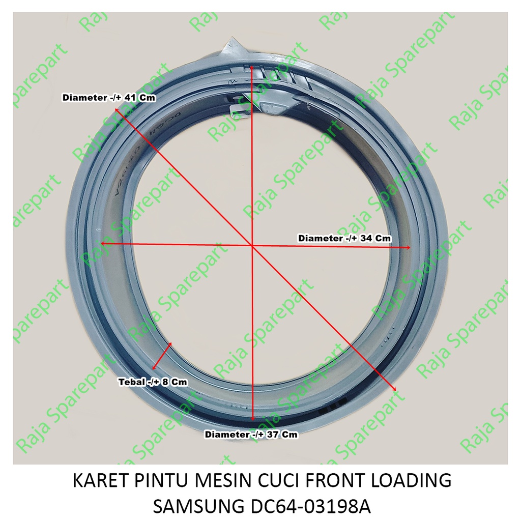 KARET PINTU MESIN CUCI FRONT LOADING SAMSUNG DC64-03198A