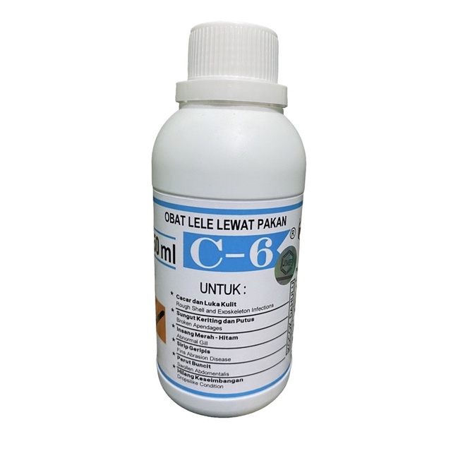 C6 Obat Ikan Obat Cacar Obat Ikan Lele 250ml