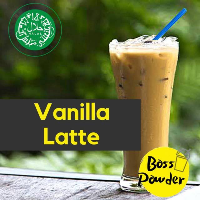 

Bubuk minunan Vanilla latte