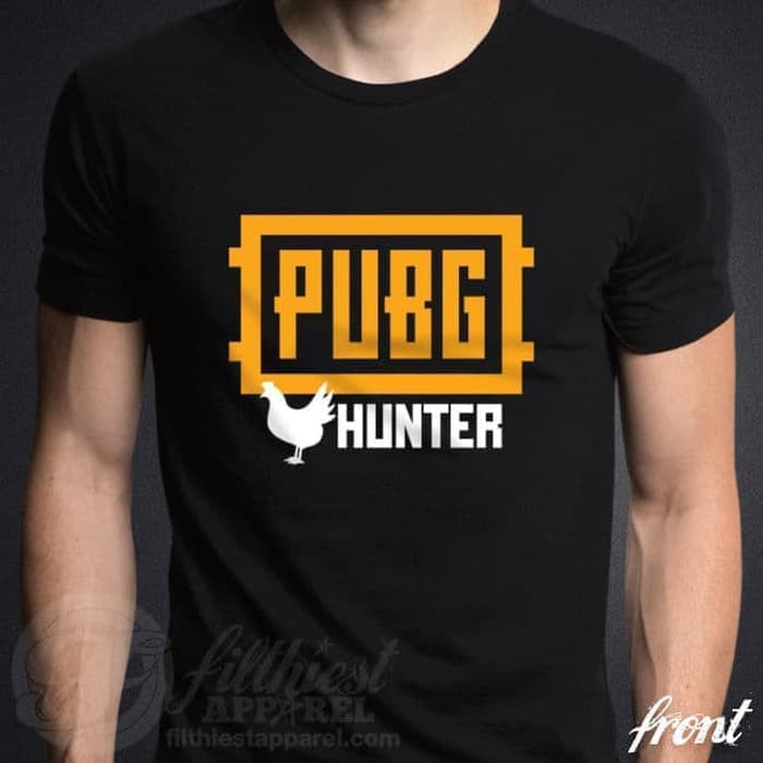 KAOS PUBG HUNTER BAJU TSHIRT CHICKEN DINNER