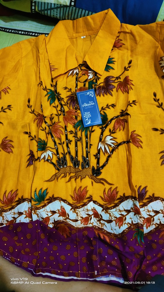 [ Termurah ] Atasan Batik Kerja Wanita Blusebatik Dressbatik Batikmodern Batiksolo Baju Pesta Trend