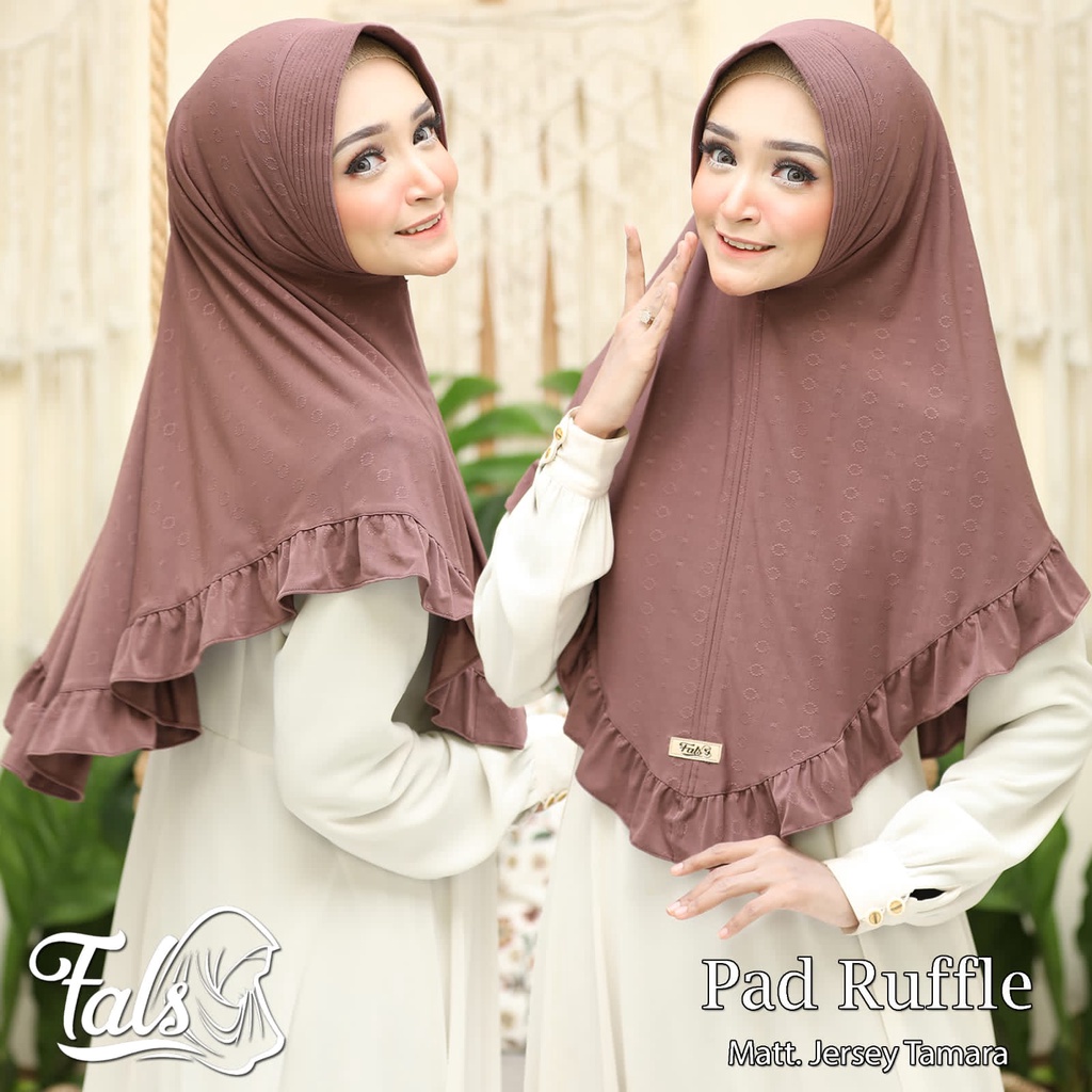 Fals Daily Hijab Instan Pad Ruffle [Nisadkc]