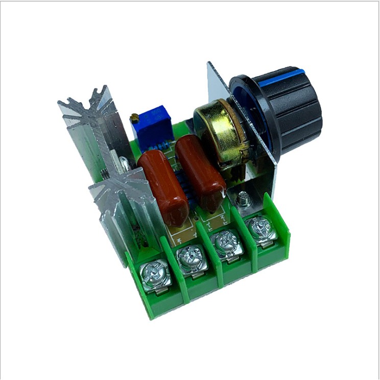 2000W thyristor voltage regulator high-power electronic governor 220V AC dimming temperature