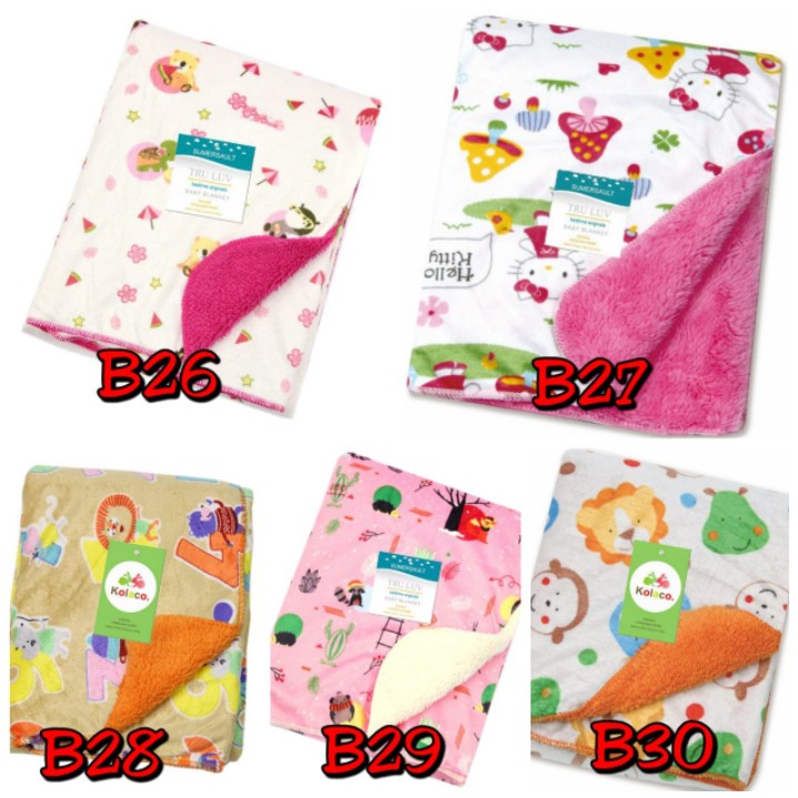 PILIH MOTIF SELIMUT DOUBLE FLEECE SNI / SELIMUT BAYI DOUBLE FLEECE SELIMUT ANAK