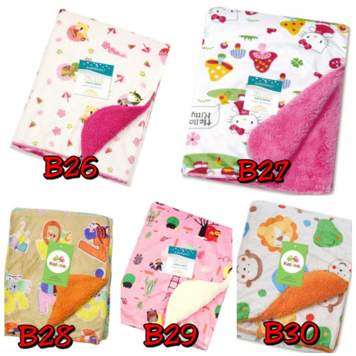 PILIH MOTIF SELIMUT DOUBLE FLEECE SNI / SELIMUT BAYI DOUBLE FLEECE SELIMUT ANAK