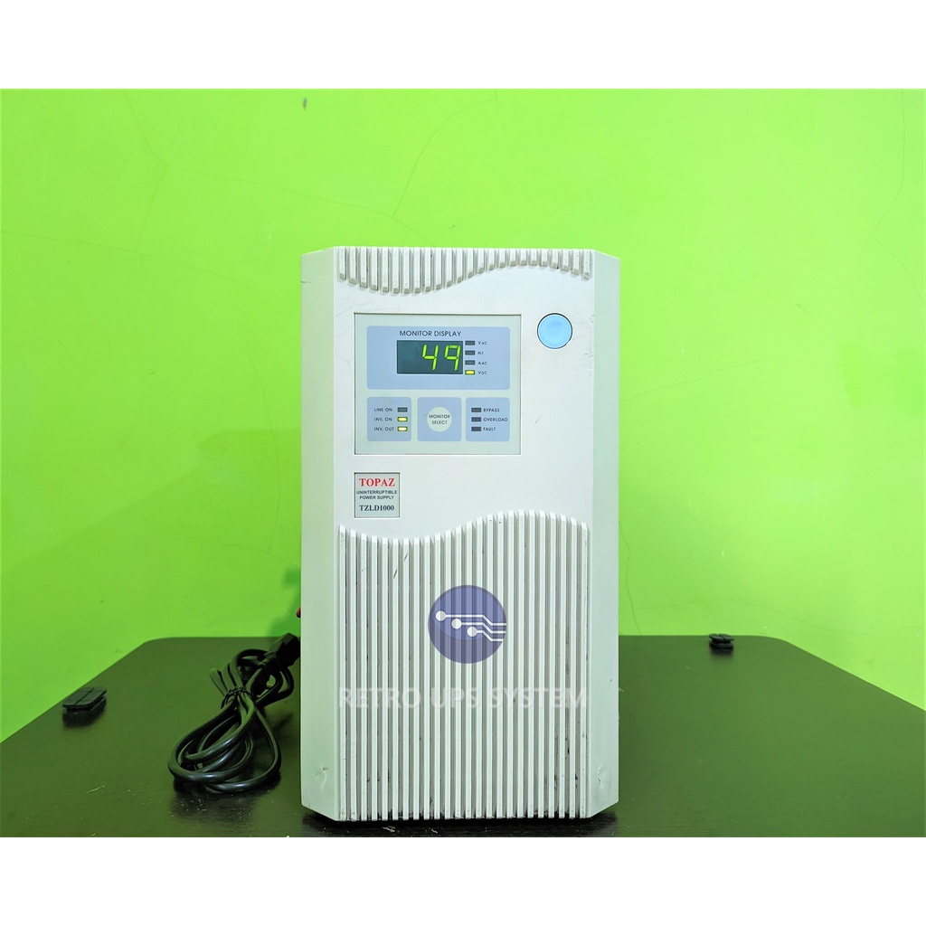 UPS TOPAZ TZLD 1000 Online PSW 1KVA 700Watt 48V Bergaransi
