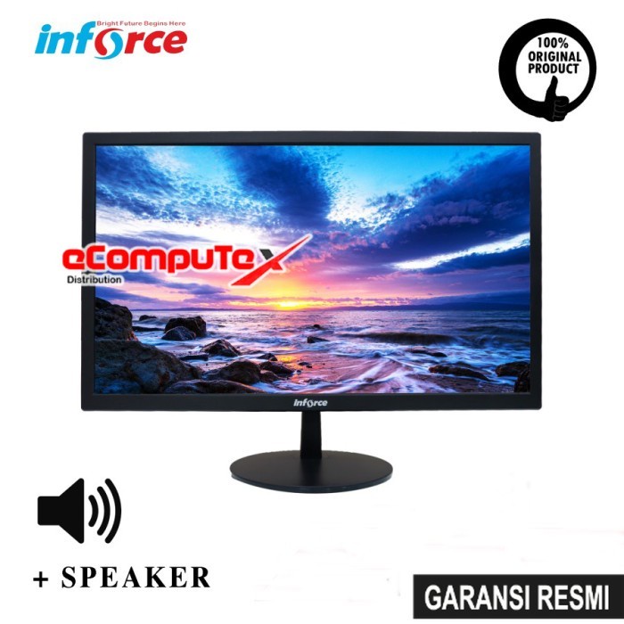 MONITOR INFORCE LED 24AT / 2400AT 24 INCH HDMI SPEAKER - GARANSI RESMI