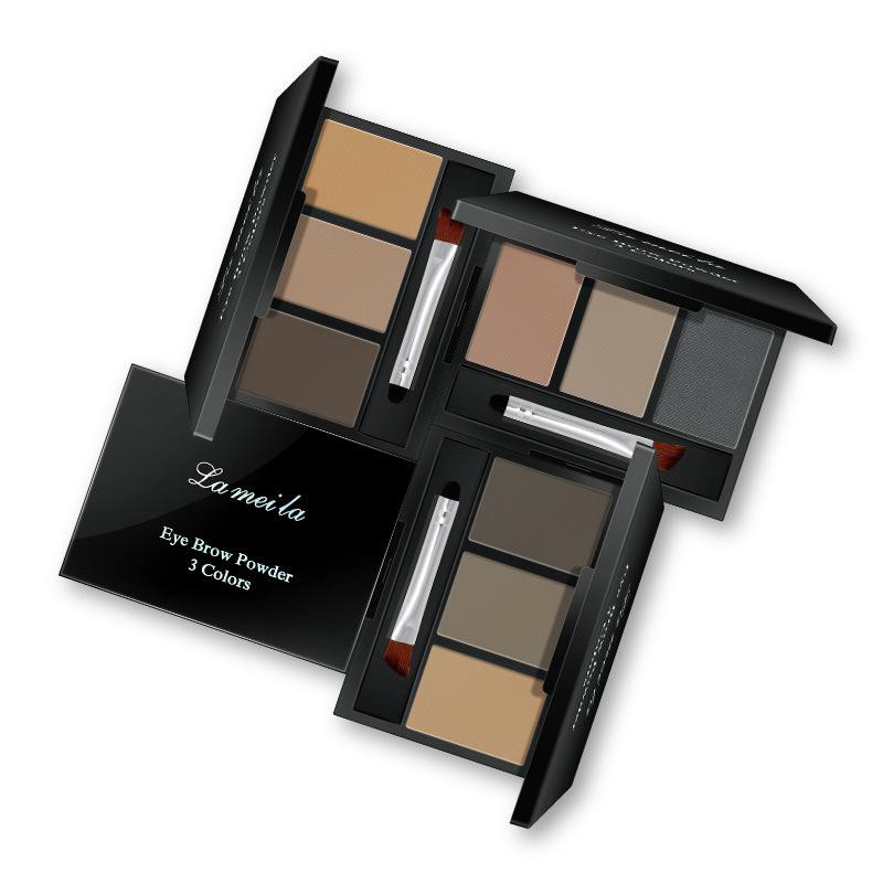 [3 COLOR] LAMEILA 3 COLOR EYEBROW POWDER / LA MEI LA EYEBROW