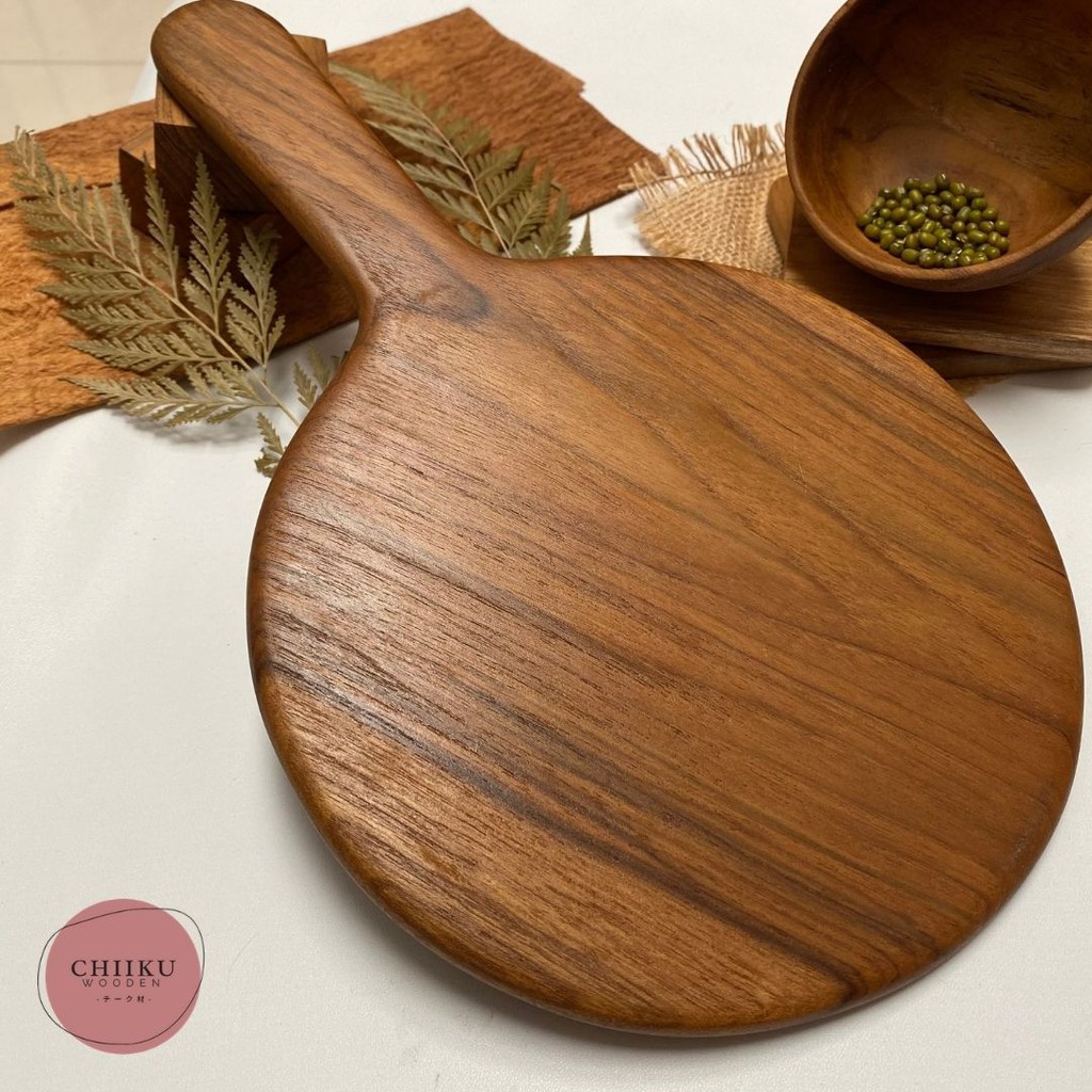 

PAPAN PIZZA / SERVING BOARD KAYU JATI (mirip pizza hut)