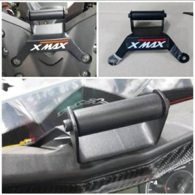 Paket breket dan holder hp gub pro original yamaha Xmax