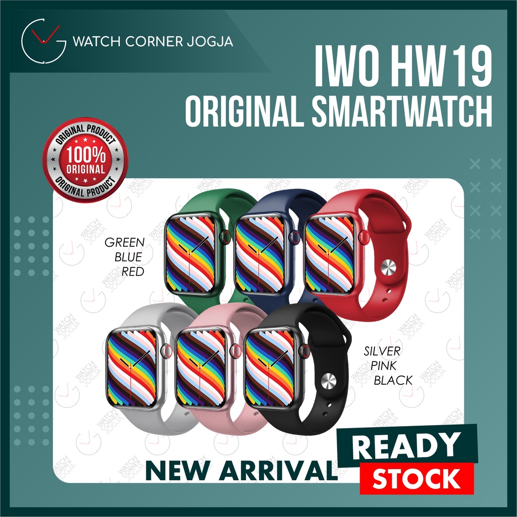 IWO HW19 44MM 1.77 Inch Screen Series 7 ORIGINAL Smartwatch Bluetooth Call GLOBAL Version Custom Wat