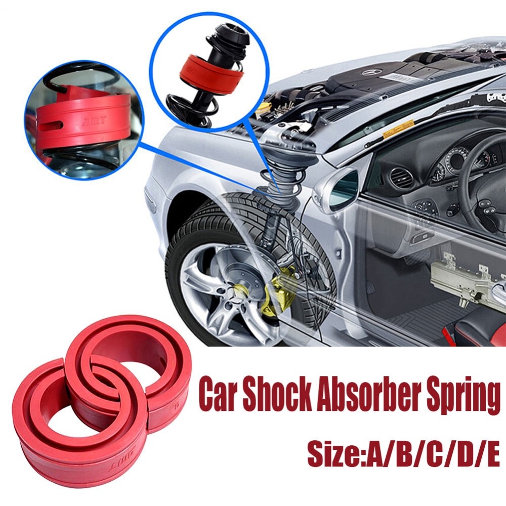 2PCS Spring Buffer Mobil Bemper Bumper Shock Absorber Auto Universal Untuk Kendaraan